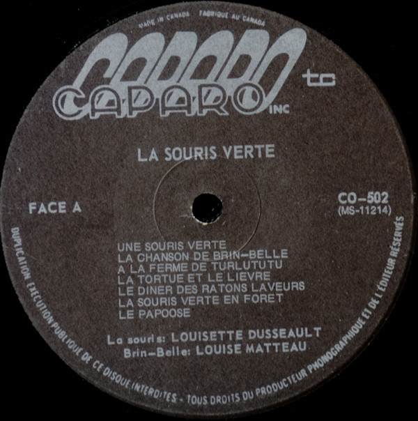 La Souris Verte - La Souris Verte | Caparo (CO 502) - 3