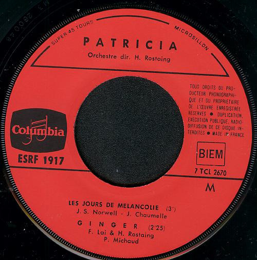 baixar álbum Patricia - Sans Dire Un Mot