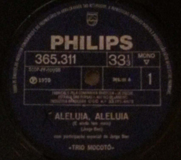 télécharger l'album Trio Mocotó - Aleluia Aleluia O Sorriso De Narinha