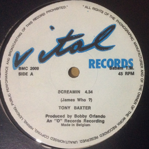 télécharger l'album Download Tony Baxter - Screamin James Who album