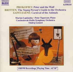 Sergei Prokofiev - Peter And The Wolf / The Young Person's Guide To The Orchestra / Carnival Of The Animals album cover
