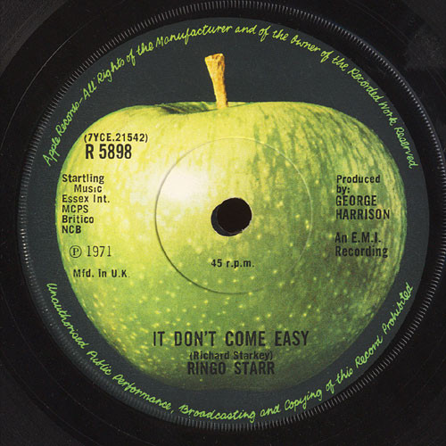 Ringo Starr - It Don't Come Easy | Releases | Discogs
