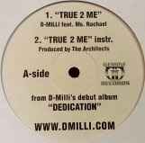 D-Milli - True 2 Me / So Cold album cover