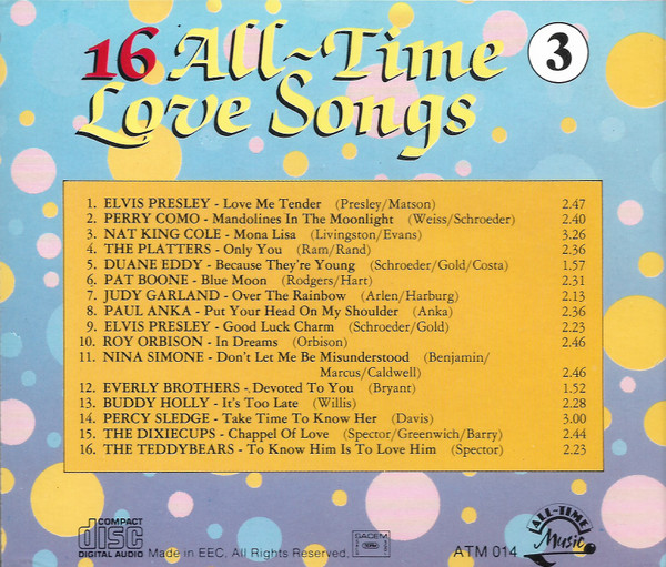 baixar álbum Download Various - 16 All Time Love Songs 3 album