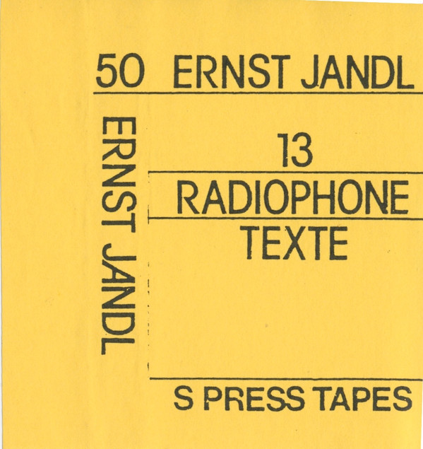 ladda ner album Download Ernst Jandl - 13 Radiophone Texte album