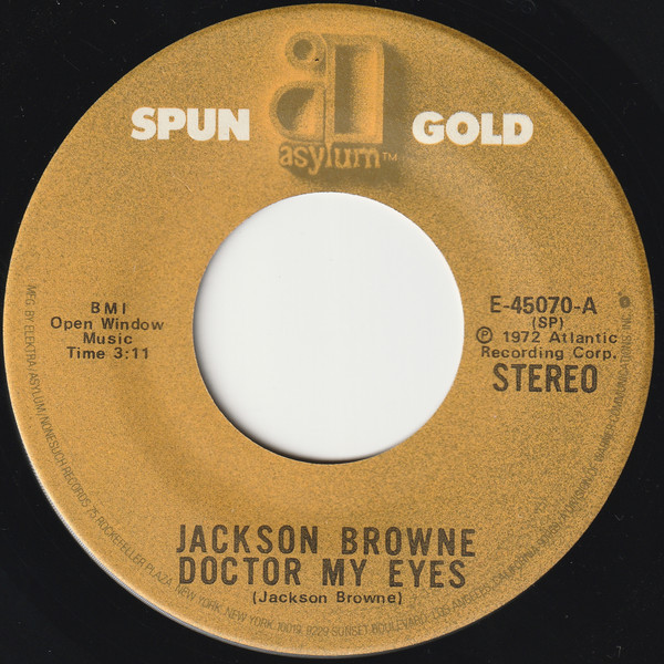 Jackson Browne - Doctor My Eyes | Releases | Discogs