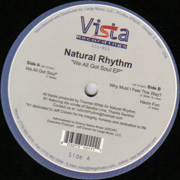 Natural Rhythm – We All Got Soul EP