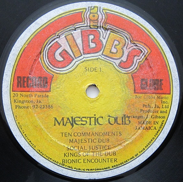 lataa albumi Joe Gibbs And The Professionals - Majestic Dub