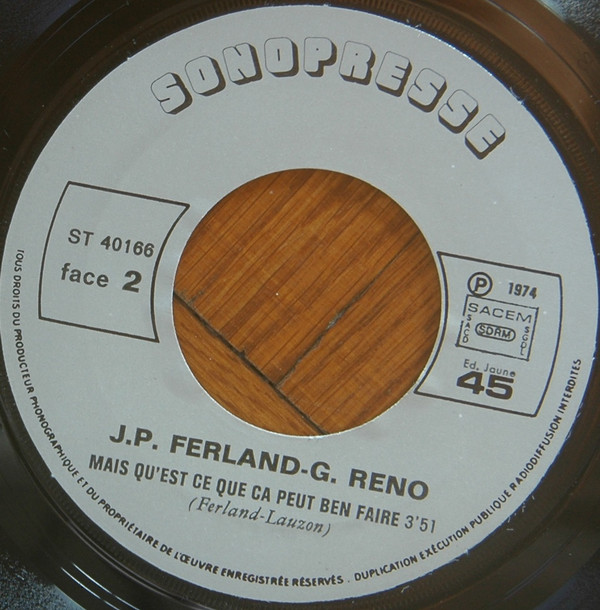 ladda ner album JeanPierre Ferland & Ginette Reno - Tes Mon Amour Tes Ma Maitresse