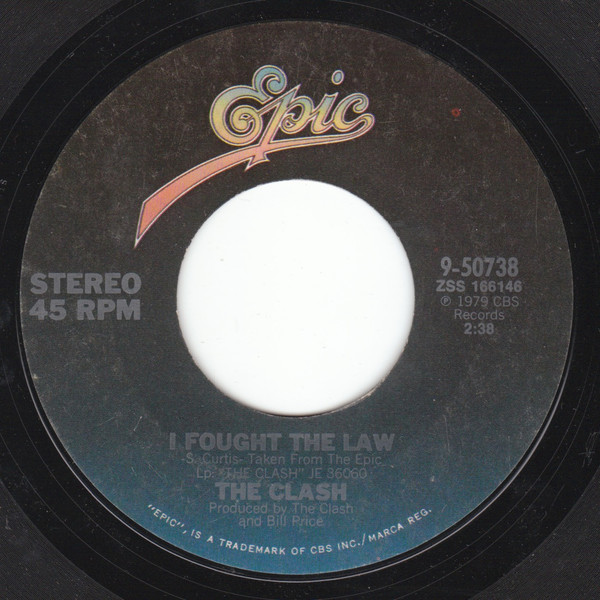The Clash I Fought The Law 1979 Terre Haute Pressing Vinyl Discogs