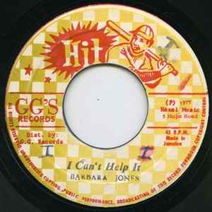 Barbara Jones - I Can't Help It album cover