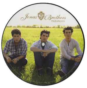 Jonas Brothers Paranoid 7インチ レコード ピクチャー盤-