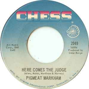 Pigmeat Markham - Here Comes The Judge / The Trial album cover