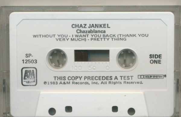 descargar álbum Chas Jankel - Chazablanca