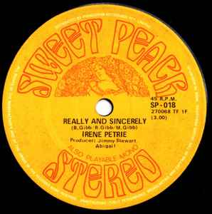 Irene Petrie - Really And Sincerely album cover