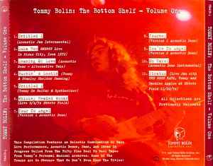 Tommy Bolin - The Bottom Shelf - Volume One