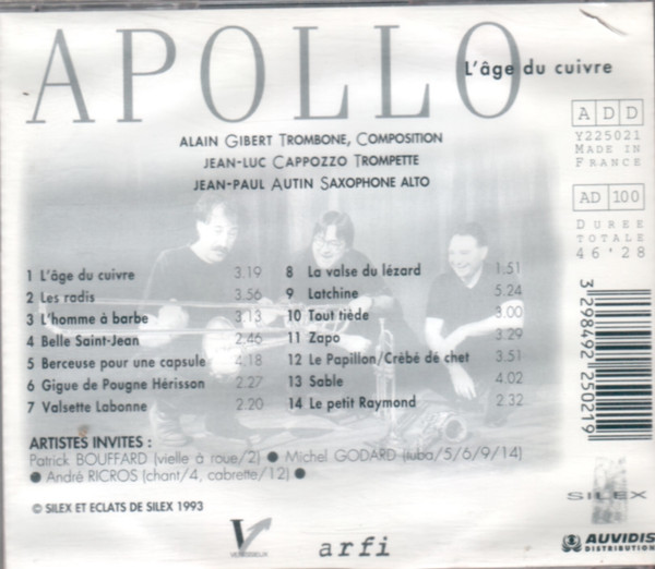 last ned album Apollo - LAge Du Cuivre