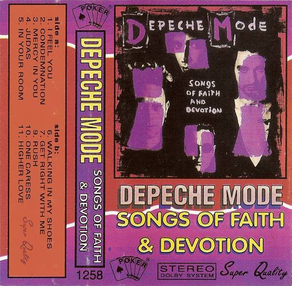 Depeche Mode Songs Of Faith And Devotion 1993 Cassette Discogs