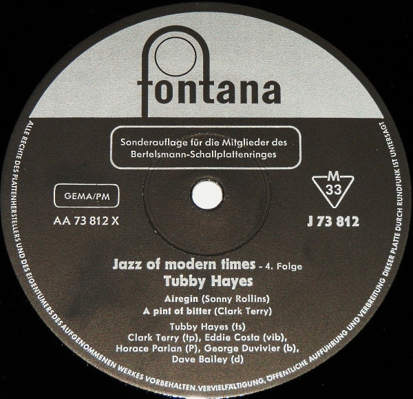 ladda ner album Tubby Hayes - Jazz Of Modern Times 4 Folge