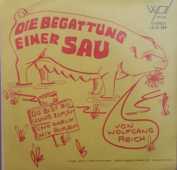 baixar álbum Wolfgang Reich - Die Begattung Einer Sau