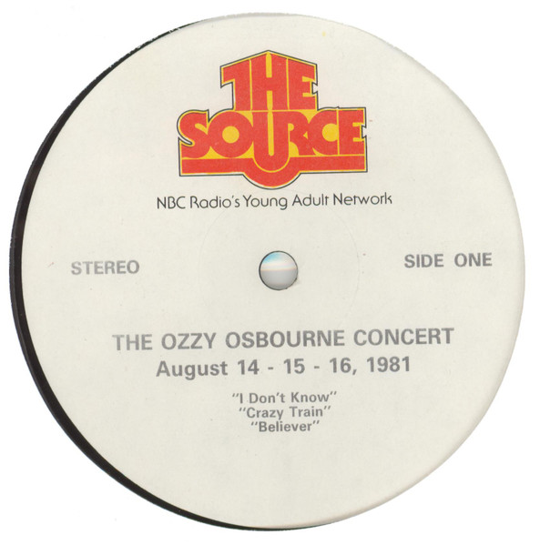 Ozzy Osbourne – The Ozzy Osbourne Concert August 14 - 15 - 16 