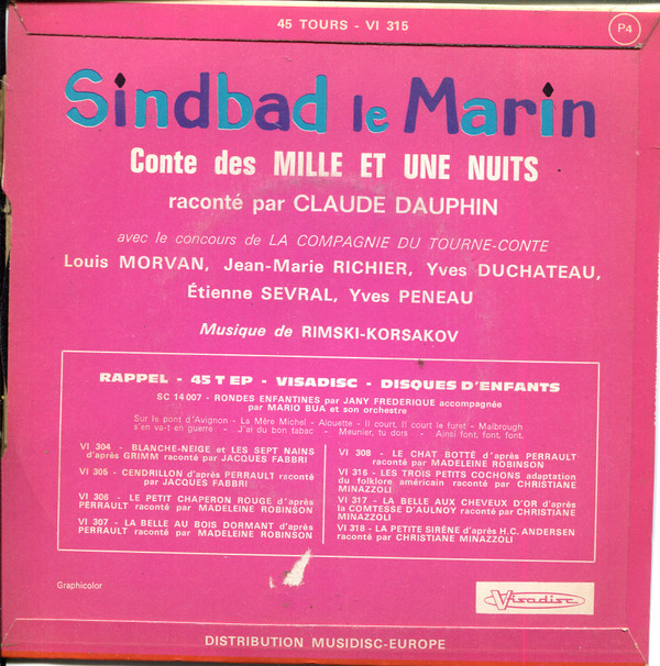 Album herunterladen Claude Dauphin - Sindbad Le Marin