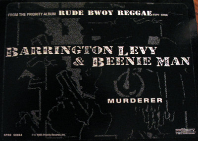 Barrington Levy & Beenie Man – Murderer (1995, Vinyl) - Discogs