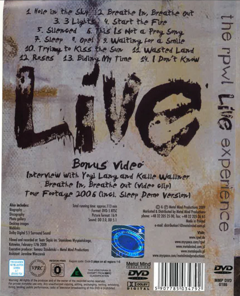RPWL – The RPWL Live Experience (2009