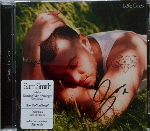 'Love Goes' Limited Hand Signed Album CD Sam Smith w/ Proof of Authenticity 