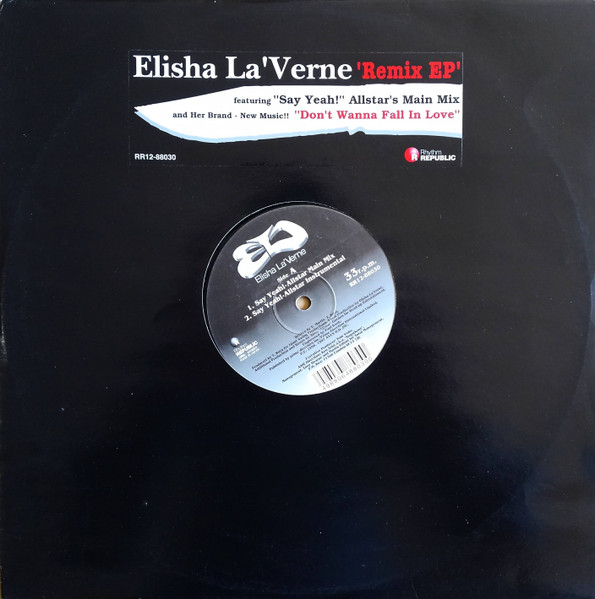 Elisha La'Verne – Say Yeah (1996, Vinyl) - Discogs