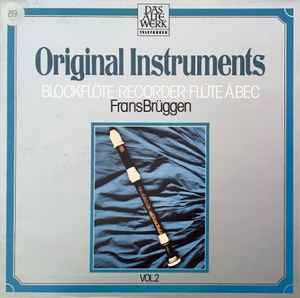 Frans Brüggen - Blockflöte • Recorder • Flûte À Bec Vol. 2 album cover
