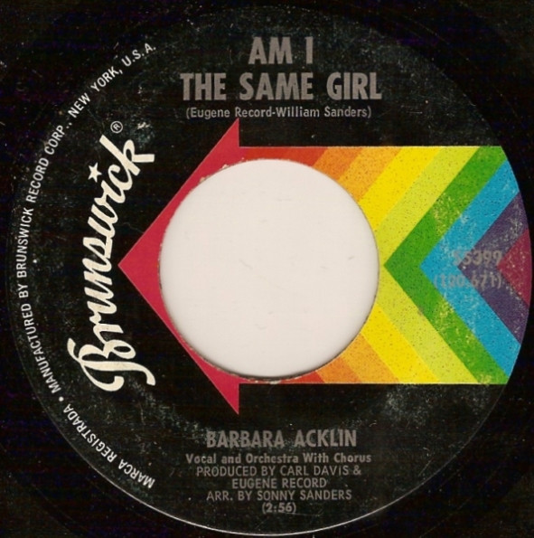 Barbara Acklin – Am I The Same Girl / Be By My Side (1968