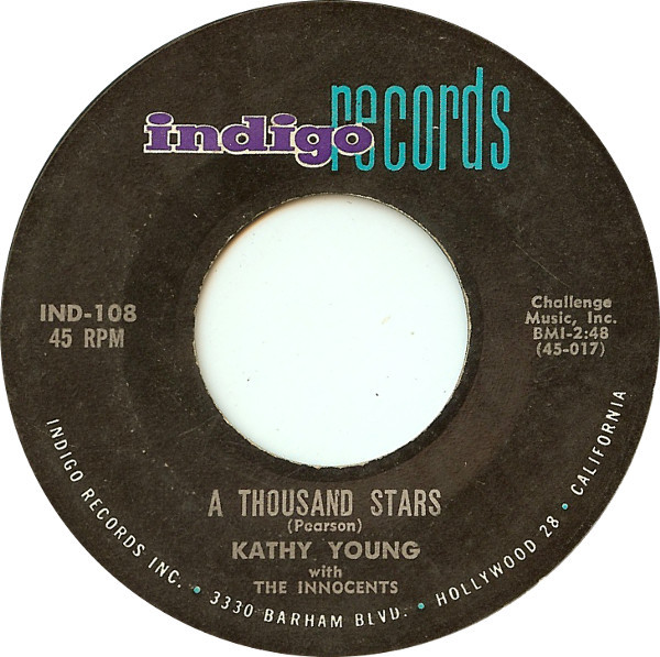 Kathy Young With The Innocents – A Thousand Stars / Eddie My