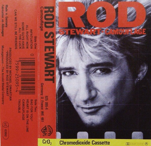 Rod Stewart – Camouflage (1984, Cassette) - Discogs