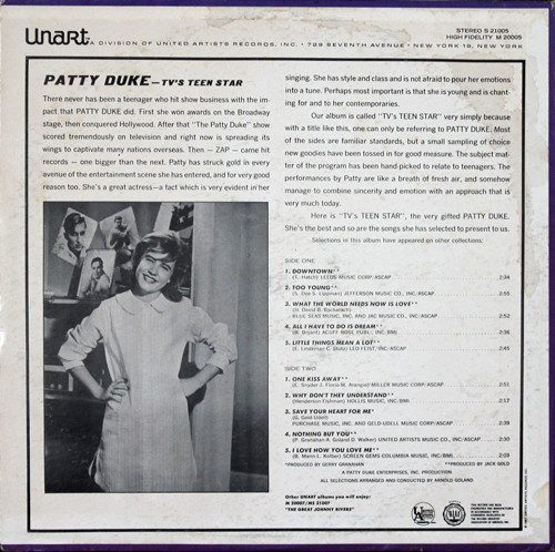 baixar álbum Patty Duke - TVs Teen Star