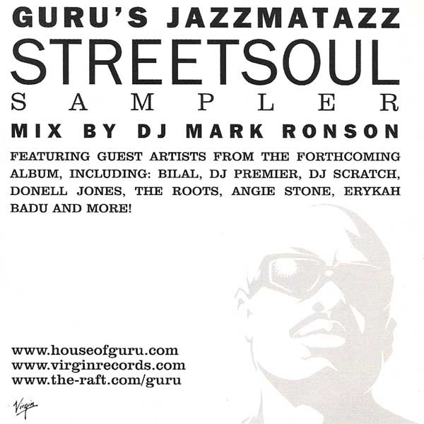 Guru – Jazzmatazz Vol. 3 (Streetsoul) (Sampler) (2000, CD) - Discogs