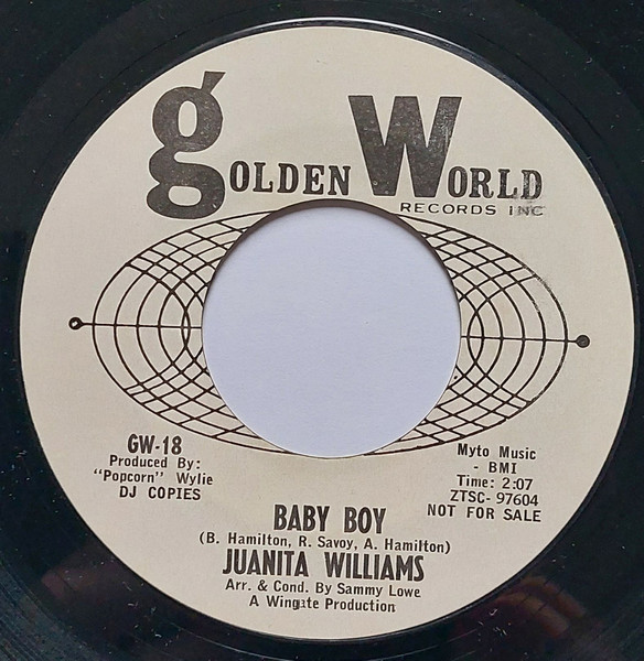 Juanita Williams – Baby Boy (1964, Vinyl) - Discogs