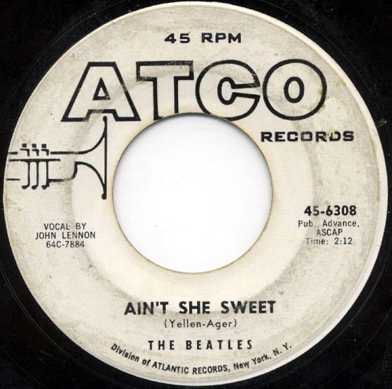 The Beatles – Ain't She Sweet (1964, Vinyl) - Discogs