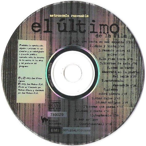 El Ultimo De La Fila: Astronomia Razonable - LP+CD – Victrola