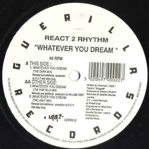React 2 Rhythm - Whatever You Dream album cover
