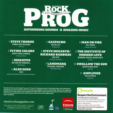 last ned album Various - Classic Rock Presents Prog Prognosis 23