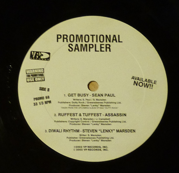 Promotional Sampler (2002, Vinyl) - Discogs