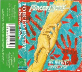 Forced Entry – As Above So Below (1991, Cassette) - Discogs
