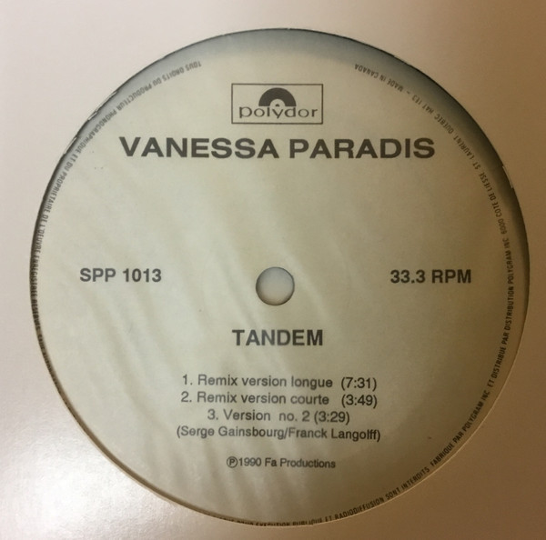 Vanessa Paradis - Tandem | Releases | Discogs