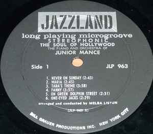 Junior Mance - The Soul Of Hollywood: LP, Album For Sale | Discogs