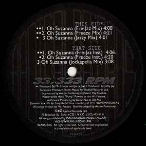 Mr. Freeze And The Homewreckers – Oh Suzanna (1994, Vinyl) - Discogs