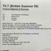 Tilt - British Summer 99