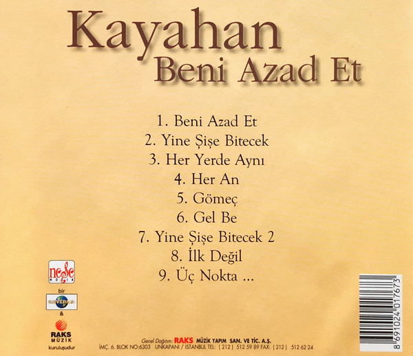 last ned album Kayahan - Beni Azad Et
