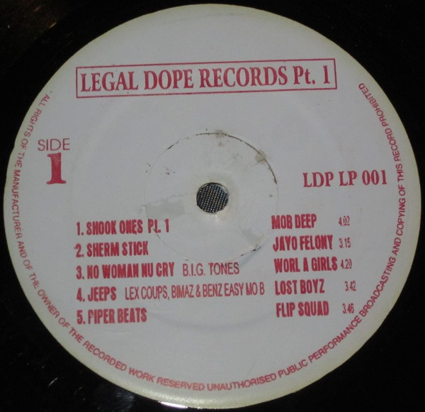 Legal Dope Records Pt. 1 (Vinyl) - Discogs