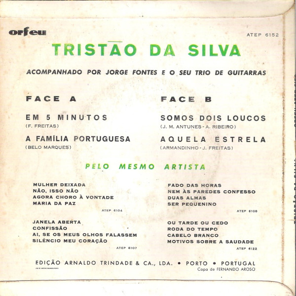 lataa albumi Tristão Da Silva - Em 5 Minutos